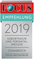 Focus Siegel 2019 Geburtshilfe & Praenatale Medizin